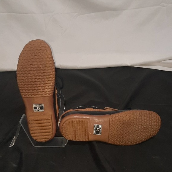 Snowy Mountain low top duck shoes Blue/Tan 10 - Picture 3 of 9